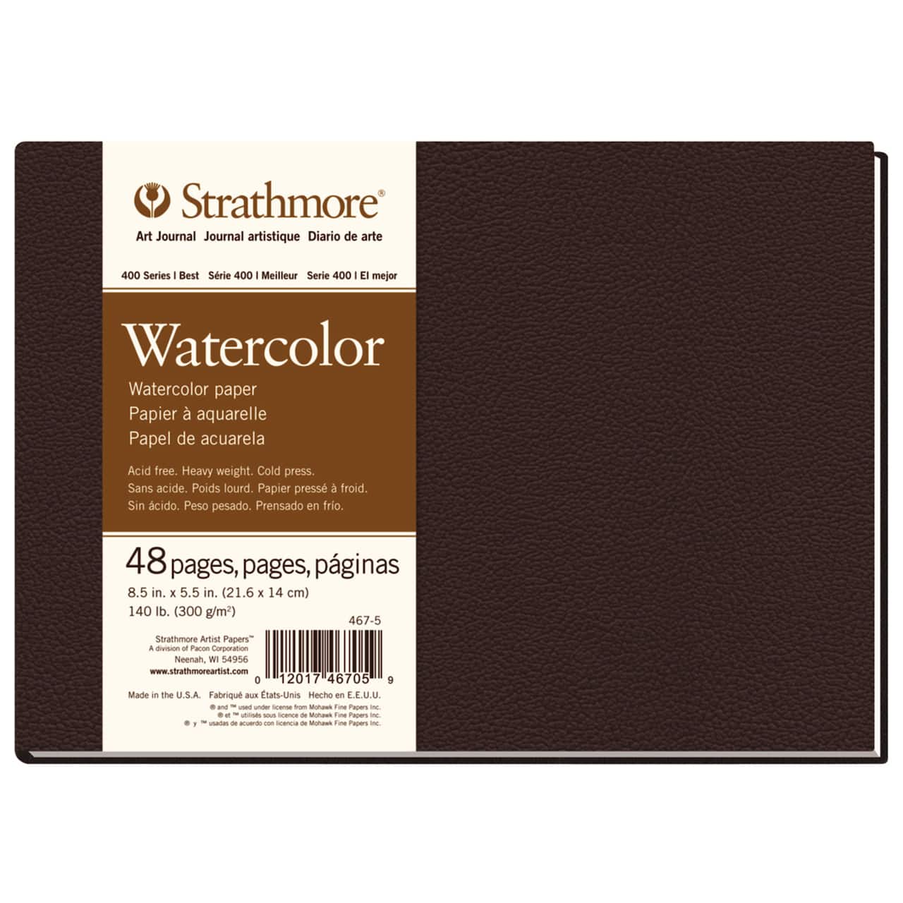 Strathmore® 400 Series, 8.5" x 5.5" Watercolor Hard-Bound Art Book